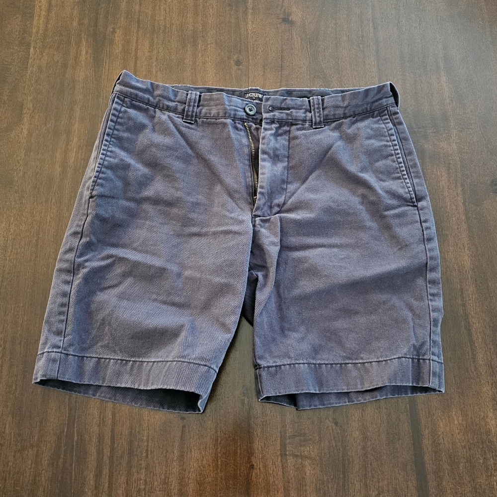 J. Crew Factory navy blue Gramercy shorts Size 31